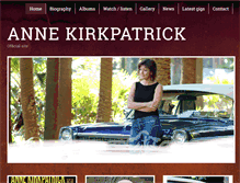 Tablet Screenshot of annekirkpatrick.com.au